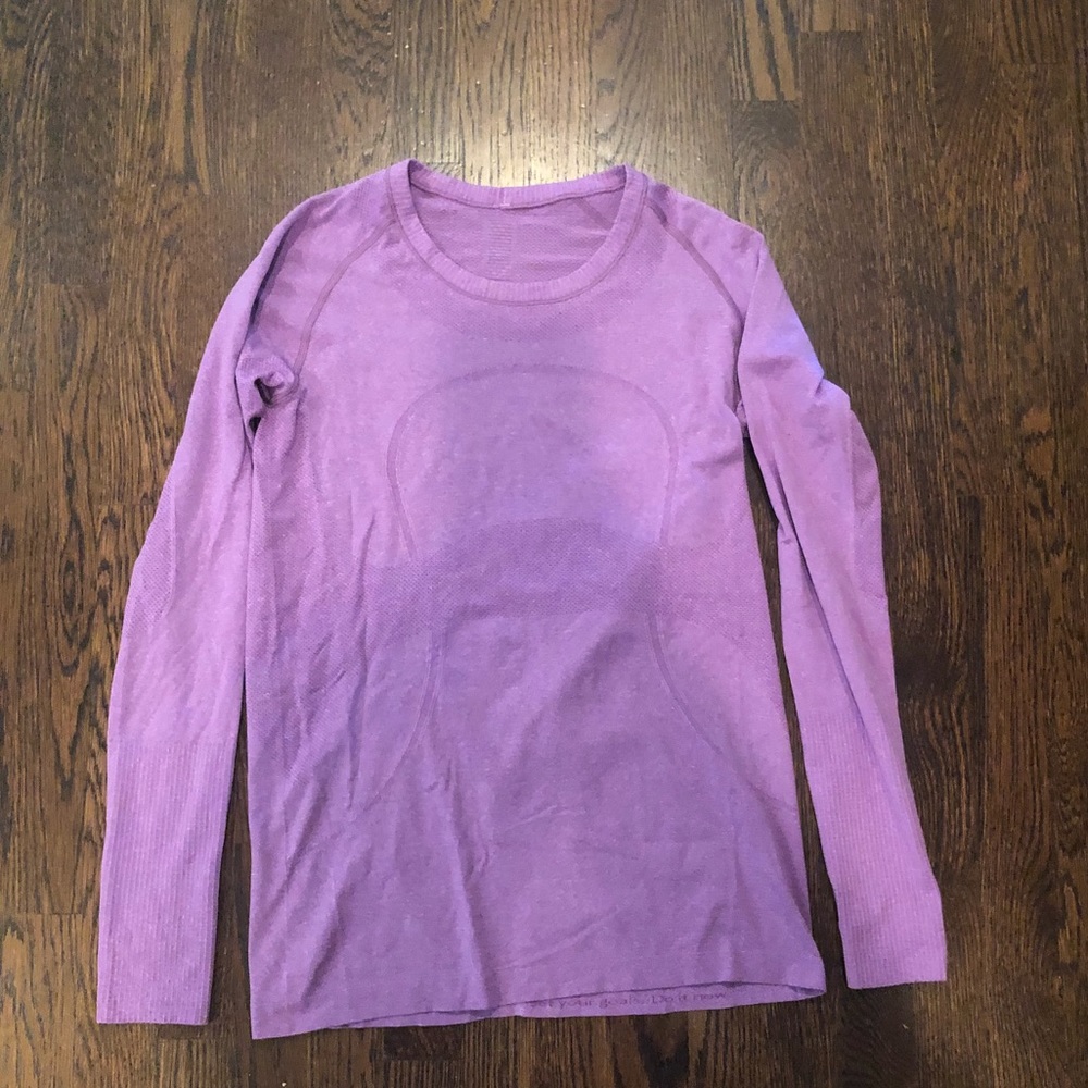 Lululemon Swift long sleeve top - size 10